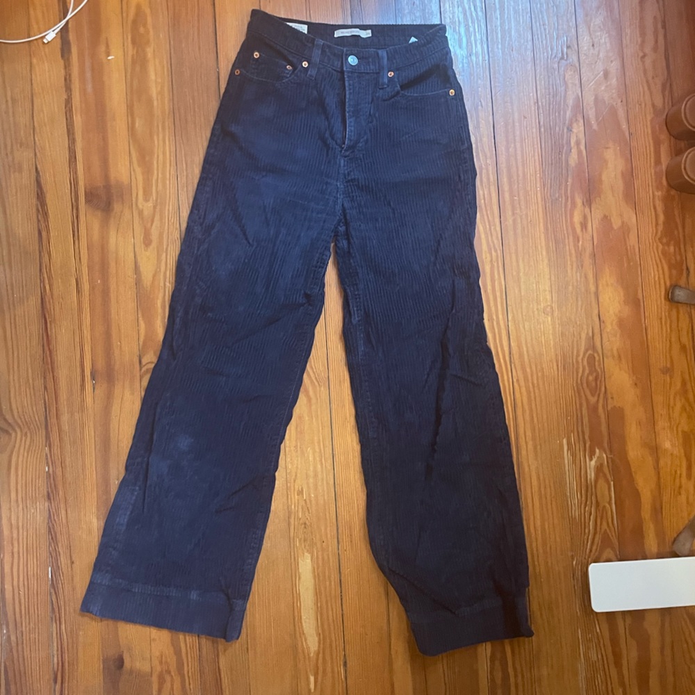 Levi’s ribcage wide leg corduroys